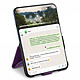 Avis Générique Étui Portefeuille pour iPhone Duo en Cuir avec Support Dépliable Violet