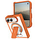 Générique Coque pour iPhone Duo Compatible MagSafe avec Support Béquille Orange - Conçue sur mesure pour votre Apple iPhone Duo, cette coque épouse parfaitement ses lignes tout en assurant une protection antichoc robuste et complète au quotidien.