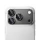 Protection Caméra pour iPhone 18 Pro Max en Verre Trempé avec Cadre Titane Gris foncé pas cher