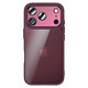 Générique Coque pour iPhone 18 Pro Antichoc Hybride avec Protection Caméra Bordeaux pas cher