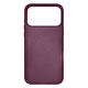 Coque MagSafe pour iPhone 18 Pro en Silicone avec Bords Relevés Violet foncé pas cher