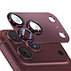 Protection Caméra pour iPhone 18 Pro Max en Verre Trempé Conception Monobloc Bordeaux - Protection Caméra pour iPhone 18 Pro Max en Verre Trempé Conception Monobloc