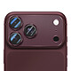 Protection Caméra pour iPhone 18 Pro en Verre Trempé Conception Monobloc Bordeaux pas cher