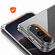 Avis Coque pour iPhone Duo Antichoc avec Dos Rigide Givré et Cadre Souple Renforcé Transparent