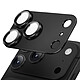 Protection Caméra pour iPhone 18 Pro Max en Verre Trempé avec Cadre Titane Noir - Conçue spécialement pour iPhone 18 Pro Max, cette protection caméra épouse fidèlement le bloc photo arrière pour le préserver durablement des chocs et des rayures.