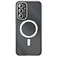 Coque Diamant pour Galaxy S26 Ultra avec Anneau Magnétique et Contour Strassé Noir / Transparent - Coque Diamant pour Galaxy S26 Ultra avec Anneau Magnétique et Contour Strassé