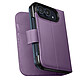 Acheter Générique Étui Portefeuille pour iPhone Duo en Cuir avec Support Dépliable Violet
