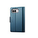 Caseme Étui Portefeuille pour iPhone Duo Effet Cuir avec Support et Anti-RFID Bleu canard - Spécifiquement conçu pour iPhone Duo, cet étui épouse les lignes de votre smartphone tout en préservant l'accès aux boutons, au capteur d'empreinte et au port de charge.