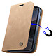 Acheter Caseme Étui Portefeuille pour iPhone Duo Protection RFID Vintage avec Support Bleu canard