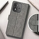 Acheter Étui Portefeuille pour Redmi Note 17 Série Chesterfield avec Support Bleu nuit