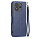 Étui Portefeuille pour Redmi Note 17 Vintage avec Support Vidéo et Dragonne Bleu nuit - Étui portefeuille pour Redmi Note 17 avec protection intégrale et format pratique pour tous les jours