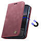 Acheter Caseme Étui Portefeuille pour iPhone Duo Protection RFID Vintage avec Support Bleu canard