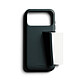 Acheter Générique Coque pour iPhone 18 Pro Max / iPhone 17 Pro Max en Cuir Série 3 Card avec Support Vert
