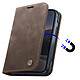 Acheter Caseme Étui Portefeuille pour iPhone Duo Protection RFID Vintage avec Support Bleu canard