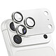 Protection Caméra pour iPhone 18 Pro Max en Verre Trempé et Aluminium 9H Argent Protection Caméra pour iPhone 18 Pro Max en Verre Trempé et Aluminium 9H