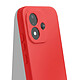 Zanaé Coque pour Xiaomi Redmi Note 17 en Silicone Caméra Enveloppé Rouge pas cher