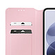 Étui à Clapet pour Redmi Note 17 Fonction Stand Classic Edition Rose champagne pas cher