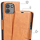Avis Étui Portefeuille pour Redmi Note 17 Pro Max Vintage avec Support et Dragonne Camel