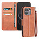 Étui Portefeuille pour Redmi Note 17 Pro Max Vintage avec Support et Dragonne Marron - Étui portefeuille pour Redmi Note 17 Pro Max avec protection intégrale et format pratique pour tous les jours