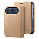 Caseme Étui Portefeuille pour iPhone Duo Protection RFID Vintage avec Support Bleu canard - Conçu sur mesure pour votre iPhone Duo, cet étui s'adapte au format pliable de votre smartphone et préserve l'accès direct aux boutons et au port de charge.