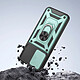 Coque pour Redmi Note 17 avec Anneau Support et Cache Caméra Coulissant Bleu nuit pas cher
