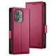 Étui Portefeuille pour Redmi Note 17 Pro Série Smart Book avec Support Bordeaux Spécialement conçu pour le Redmi Note 17 Pro, cet étui s'ajuste avec précision pour sécuriser votre smartphone contre les chocs et les rayures du quotidien.