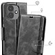 Avis Étui Portefeuille pour Redmi Note 17 Pro Vintage avec Support Vidéo et Dragonne Noir