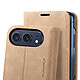 Avis Caseme Étui Portefeuille pour iPhone Duo Protection RFID Vintage avec Support Bleu canard