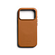 Générique Coque MagSafe pour iPhone 18 Pro / iPhone 17 Pro en Cuir Série Leather Camel pas cher