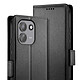 Acheter Étui Portefeuille pour Redmi Note 17 Pro Max Série Smart Book avec Support Bleu canard