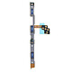 Nappe Bouton Power et Volume Compatible Samsung Galaxy A57 5G Argent Spécialement conçue pour le Samsung Galaxy A57 5G, cette pièce de remplacement s'intègre au châssis interne pour restaurer la réactivité des commandes latérales.