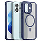 Coque MagSafe pour Xiaomi Redmi Note 17 Protection Bimatière Antichoc Bleu nuit - Conçue sur mesure pour votre Redmi Note 17, cette coque assure une protection antichoc efficace tout en épousant parfaitement les courbes de votre appareil.