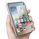 Verre Trempé Écran Externe pour iPhone Duo Anti-rayures 9H et Anti-traces Noir / Transparent pas cher