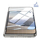 Acheter Verre Trempé Écran Externe pour iPhone Duo Anti-rayures 9H et Anti-traces Noir / Transparent