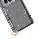 Acheter Coque Paillette pour iPhone Duo avec Contour Souple Antichoc Noir