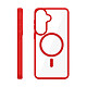 Zanaé Coque MagSafe pour Galaxy S26 Plus avec Contour Souple et Caméra Surélevée Rouge pas cher