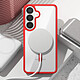 Avis Zanaé Coque MagSafe pour Galaxy S26 Plus avec Contour Souple et Caméra Surélevée Rouge