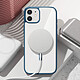 Avis Zanaé Coque MagSafe pour iPhone 12 / 12 Pro avec Contour Souple et Caméra Surélevée Bleu nuit