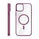 Zanaé Coque MagSafe pour iPhone 12 / 12 Pro avec Contour Souple et Caméra Surélevée Violet pas cher