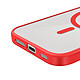 Acheter Zanaé Coque MagSafe pour iPhone 12 / 12 Pro avec Contour Souple et Caméra Surélevée Rouge