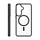 Zanaé Coque MagSafe pour Galaxy S25 / S24 avec Contour Souple et Caméra Surélevée Noir pas cher