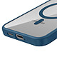 Acheter Zanaé Coque MagSafe pour Galaxy S25 / S24 avec Contour Souple et Caméra Surélevée Bleu nuit