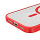 Acheter Zanaé Coque MagSafe pour iPhone 14 avec Contour Souple et Caméra Surélevée Rouge