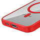 Acheter Zanaé Coque MagSafe pour Galaxy S25 / S24 avec Contour Souple et Caméra Surélevée Rouge