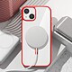 Avis Zanaé Coque MagSafe pour iPhone 14 avec Contour Souple et Caméra Surélevée Rouge