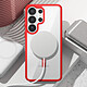 Avis Zanaé Coque MagSafe pour Galaxy S26 Ultra avec Contour Souple et Caméra Surélevée Rouge