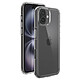 Coque pour iPhone 16 Plus Conception Bimatière avec Coins Renforcés Transparent Coque pour iPhone 16 Plus, offrant un ajustement précis et un accès complet à la commande de caméra ainsi qu'au port USB-C.