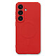 Coque MagSafe pour Samsung Galaxy S26 FE Finition Soft Touch Antichoc Rouge - Coque de protection ajustée aux dimensions du Samsung Galaxy S26 FE pour épouser toutes ses lignes avec précision.