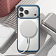 Avis Zanaé Coque MagSafe pour iPhone 17 Pro / 18 Pro Effet Aura Antichoc Bleu nuit