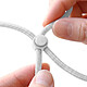 Acheter Zanaé Cordon Tour de Cou pour Smartphone Universel Ajustable avec Adaptateur Blanc